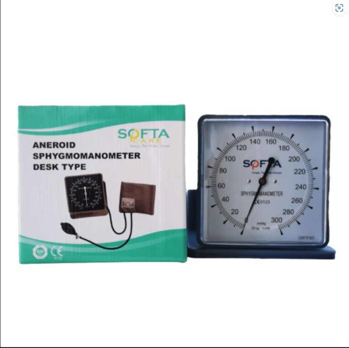 SOFTA CARE BP Meter Sphygmomanometer Aneroid Desk Model