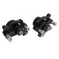 1pair Disc Brake Calipers Aluminum Alloy Front Rear Disc Brake Calipers for MBX10 MBX11 Mini Dirt Bike Black. 