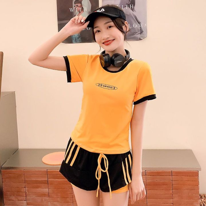 Swimsuit%20Women's%20Split%20Conservative%20Cover%20Belly%20Thin%20Professional%20Sports%20Swimwear2023Popular%20Two-Piece%20Set%20Seaside%20Swimwear%20-%20Image%202