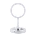 GOOD MOOD BEAUTY Beauty Micro USB Connect Compact Pocket Face Lip 10X Magnifying Mirror Folding Makeup Mirror LED Lighting Double Side. 