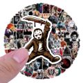 10/30/50/100PCS Mixed Horror Movie Character Stickers Graffiti Decals DIY Laptop Notebook Fridge Suitcase Classic Sticker Toys. 