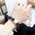 【Good sharing!】New National Trendy Lion Wake Bracelet Glass Bracelet Lucky Men's and Women's Wind Couple Gift. 