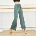Modern Dance Wide Leg Pants High Waist Straight Drooping Modal Stretch Practice Pants Classical Dance Pants Yoga Dance Pants. 
