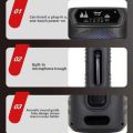 KBroad KTS 2060 Portable Bluetooth Karaoke Speaker Dual 6.5 Inch Wireless Speaker with Microphone JBL Party Box Type USB TF Card AUX FM RGB Lights Rechargeable Party Speaker JBL Style Bluetooth Speaker Party Box |ARM. 