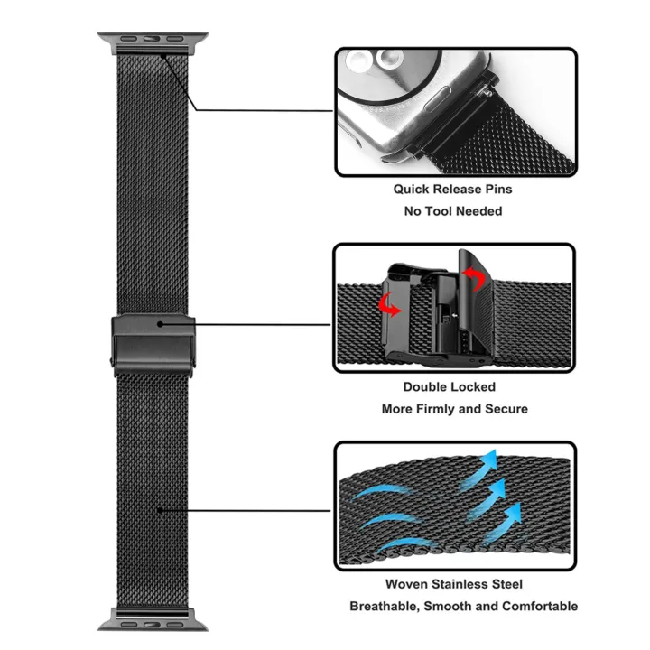 Milanese%20Bracelet%20for%20Apple%20Watch%20Band%2038%2040%2041mm%2042%2044%2045%2049mm%20Stainless%20Steel%20Metal%20Strap%20for%20iwatch%20Ultra%208%20SE2%207%206%20SE%205%204%203%20-%20Image%203