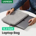 UGREEN 13-14.9 Inch Laptop Case Bag, Computer Handbags,PU Suede Leather Soft Padded Zipper Cover Sleeve Case for MacBook Air, MacBook Pro iPad Pro, Microsoft Surface, Samsung, Dell. 
