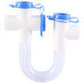 2set 3/4 Inch Standard Condensate Trap PVC U Trap for HVAC Systems, Air Conditioner, Effectively Drains Condensate. 