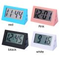 Portable Simple Table Electronic Mini LCD Digital Clock for Living Room Bedroom Decor Home Office Desktop Time Display Mute Clocks. 