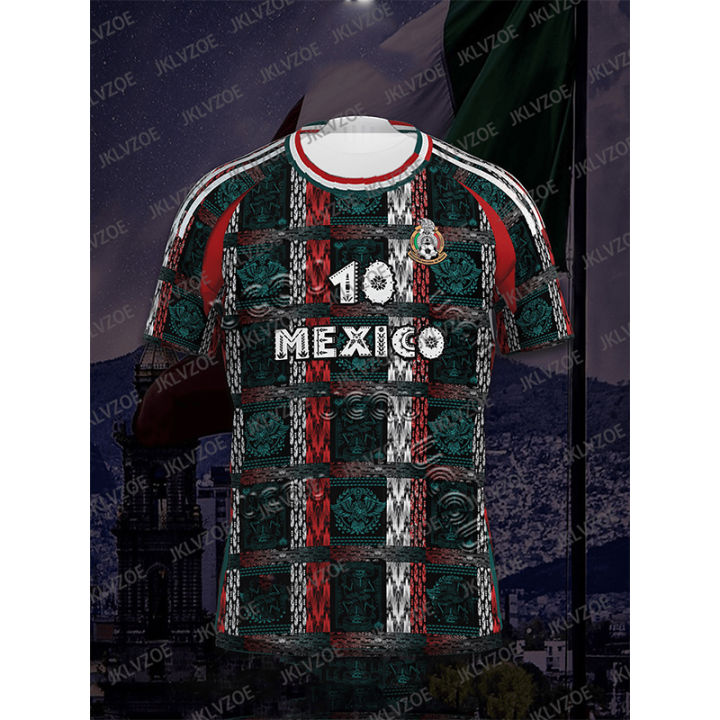24/25 New Mexico Jersey Special Eagle Print Pattern Football Jerseys Breathable Sport Tee Men Women Oversized Training TShirt