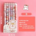 Panda Online 6PCS Cartoon 0.5mm Gel Ink Pen Exam Pens Diary Journal Pressing Pens Black Ink. 