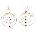 Women Fashion Big Earrings / Hoop Circle Earrings For Ladies / Multiple Round Earrings. 