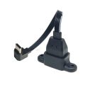 Type-C OTG to USB Female adapter USB 2.0 90 degree Right angle elbow bend short 10CM 20cm 30CM 50CM. 