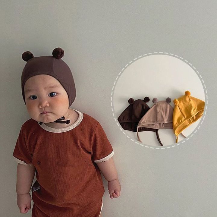 Fashion%20Cotton%20Newborn%20Cap%20Bear%20Ear%20Breathable%20Baby%20Ear%20Protection%20Cap%20Infant%20Strappy%20Hat%20Spring%20Autumn%20-%20Image%207