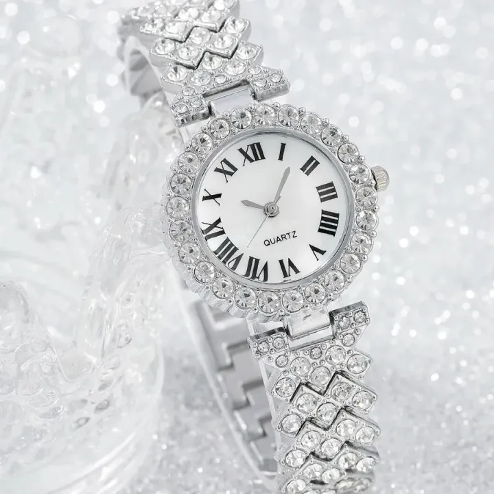 Luxurious%206pc%20Dainty%20Quartz%20Watch%20Heart%20Jewelry%20Set%20for%20Women%20-%20Stylish%20Rhinestone%20Watch%20with%20Double%20Heart%20Necklace%20Bracelet%20Earrings%20Ring%20-%20Image%206