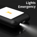 Large Screen Touch Earphone Large Battery Multiple Function In Ear Style Headphone Flashlight 8000mAH Power Bank Music Game. 