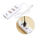 4 Port High Speed USB 2.0 HUB With 1M Charging Cable 4 USB Ports Charger Adapters. 