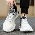 [Glamorous] Travel Men's Shoes Summer Breathable Putian Versatile Men's Casual Niche Running Sports Height Increasing Insole Daddy Tide Shoes Spring. 