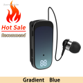 Anrushide K65 Lavalier Business Bluetooth 5.2 Headphone Incoming Call Remind Fashion Voice Noise life 20 Hours One-Click Photo Wireless Headset. 