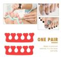 ManicNail Art Soft Finger Toe Separator Manicure Pedicure Polish Careure Pedicure Polish Care. 