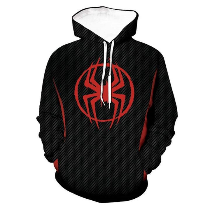 Spider-Man%202099%20Miguel%20O'Hara%20Across%20Hoodie%20Gwen%20Spider%20Miles%20Morales%20Jacket%20Men's%20Casual%20Pullover%20Sweater%20Sweatshirts%20Superhero%20Costume%20-%20Image%203