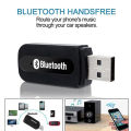 Car Wireless Bluetooth AUX Audio Music Receiver Adapter with in-built Microphone USB Dongle For Home Speaker 192312437 NN Collection. 