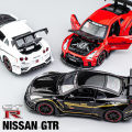 Nissan GTR R35 1:32 Sports Alloy Car Model Diecasts Collection Sound&Light Pullback. 