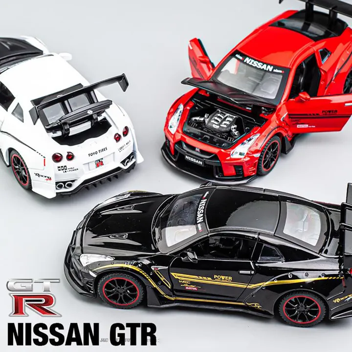 Nissan%20GTR%20R35%201:32%20Sports%20Alloy%20Car%20Model%20Diecasts%20Collection%20Sound&Light%20Pullback%20-%20Image%202