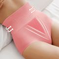 Women's Panties Seamless High Waist Triangle Underwear Large Crotch Pants Slimming Underpanties. 
