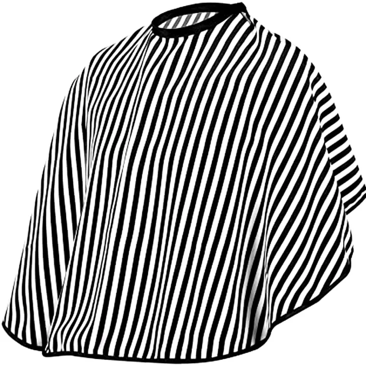 LibiLuxury%20Adjustable%20Black%20And%20White%20Stripe%20Hairdressing%20Gown%20Hair%20Cutting/barbers%20Cape%20Hairdressing%20Hair%20Cutting%20Gown%20Barber%20Apron%20-%20Image%203