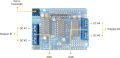 L293D Driver Module Motor Control Shield Motor Drive Expansion Board For Arduino Motor Driver Shield. 