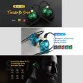 QKZ K7 3.5mm Wired Headphones In-ear Earbuds uper Bass Music Earphone ports Headset with Microphone. 