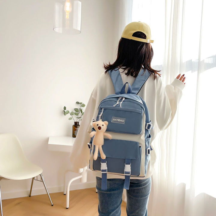 IELGY%20small%20fresh%20contrast%20color%20schoolgirl%20backpack%20-%20Image%204