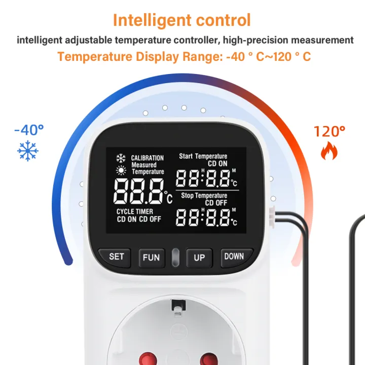 Yieryi%20Digital%20Temperature%20Controller%20Socket%20Outlet%20EU%20Plug%20Thermostat%20With%20Timer%20Sensor%20Probe%20Heating%20Cooling%20Switch%20for%20Aquaculture,%20Greenhouse,%20Incubator,%20Fish%20Tank%20(Black%20Backlight)%20-%20Image%202