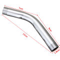 G1/2 inch 15cm Wall Mounted Stainless Steel Shower Head Extension Angled Shower Arm Extra Pipe. 