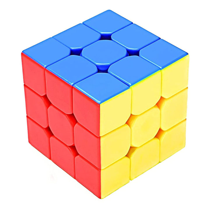 Sticker Less Cube High Speed Sticker Less Magic Puzzle Rubik's Cube 3x3x3 | Daraz.lk