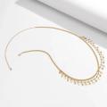 Rhinestone Star Tassel Pendant Waist Belly Belt Chain for Women Summer Bikini Rave Body Jewelry Y2K Accessories. 