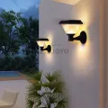Outdoor Pillar Lights Solar Charging IP65 Waterproof Column Lamp Post Lights Courtyard Lamp Headlight Pillar Fence Post Garden lights For Courtyard Fence Column. 