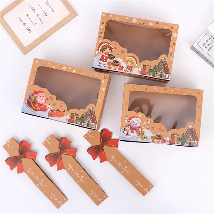 3pcs/set%20Kraft%20Paper%20Candy%20Boxes%20Merry%20Christmas%20Cookie%20Gift%20Box%20Clear%20Window%20Packaging%20Bag%20Party%20Favor%20New%20Year%20Decoration%20-%20Image%202