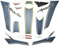 Tvs apache 160 yellow bike sticker full kit. 