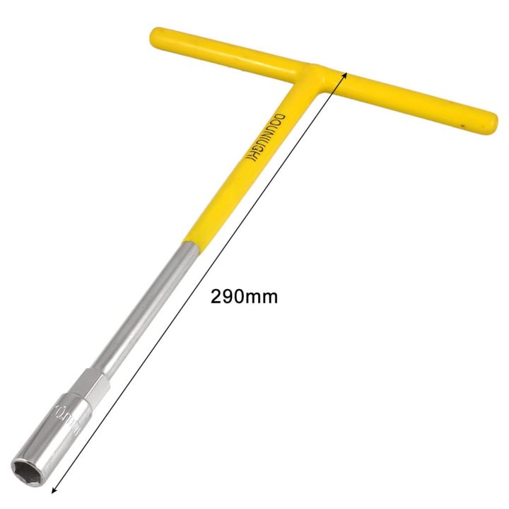 10mm Rubber Coated T Handle Hex Hexagon Socket Wrench Spanner Tool