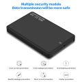 2.5inch USB 3.0 SATA Hd Box HDD Drive External HDD Enclosure black Case Tool Free 5 Gbps Support UASP for SSD/ 2TB Hard Disk. 