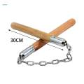 Martial Arts Nunchakus Kung Fu Trainer Nunchuck with Steel Chain for Fitness Taekwondo. 