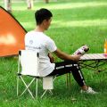 Fans ] Thickened and Get Welfare Buggy Bag [ Fishing Chair Convenient Camping Sketch Chair Outdoor Folding Chair. 