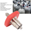 CO2 Cylinder Fitting CO2 Filling Cylinder Adapter Stainless Steel G5/8 To 7/16-20 for Gas Refilling. 