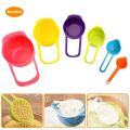 High Quality Measuring Cup Set 6 Pcs - Multi colour. 