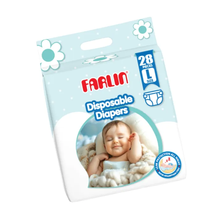FARLIN DIAPER 28 PCS  LARGE