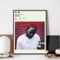 【NEW】 Damn Kendrick Lamar Poster No Framed Poster Kraft Club Bar Paper Vintage Poster Wall Art Painting Bedroom Study Stickers. 
