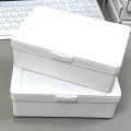 1PC Korean Acrylic White Storage Box Blind Box Card Korean Photocard Storage Bo Zhonggaohang. 