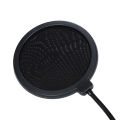 HXSJ Micro-Phone Pop Strainer Mic Shield Dual Layer Singing Windscreen Professional Mic Studio Pop Strainer. 