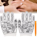 1Set Gloves Hand Reflexology Acupoint Acupressure Tools Glove Hands Reusable Mittens Household Spa Point Exfoliator Textured. 